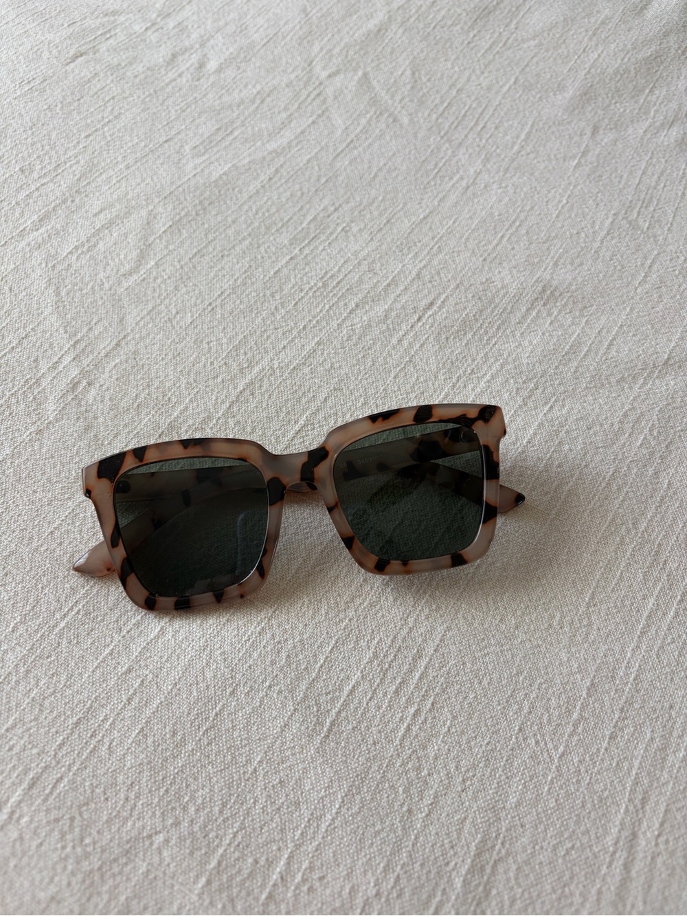 Tortoiseshell Square Frame Sunglasses - Brown